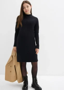 Vestido de punto con cuello alto
