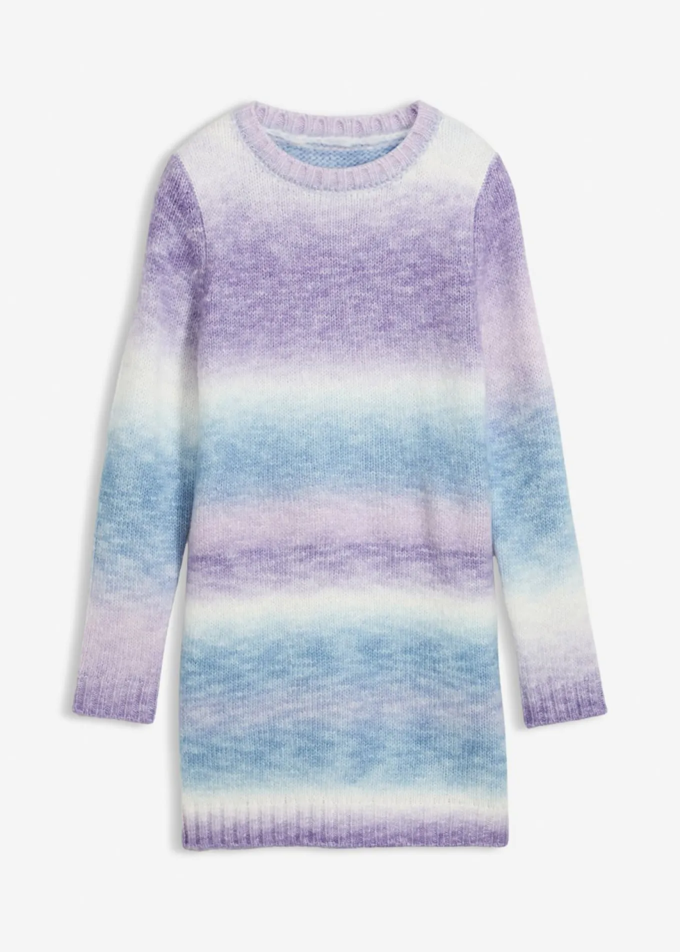 Vestido de punto con degradado cromático