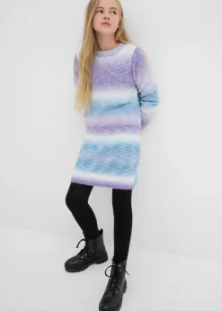Vestido de punto con degradado cromático