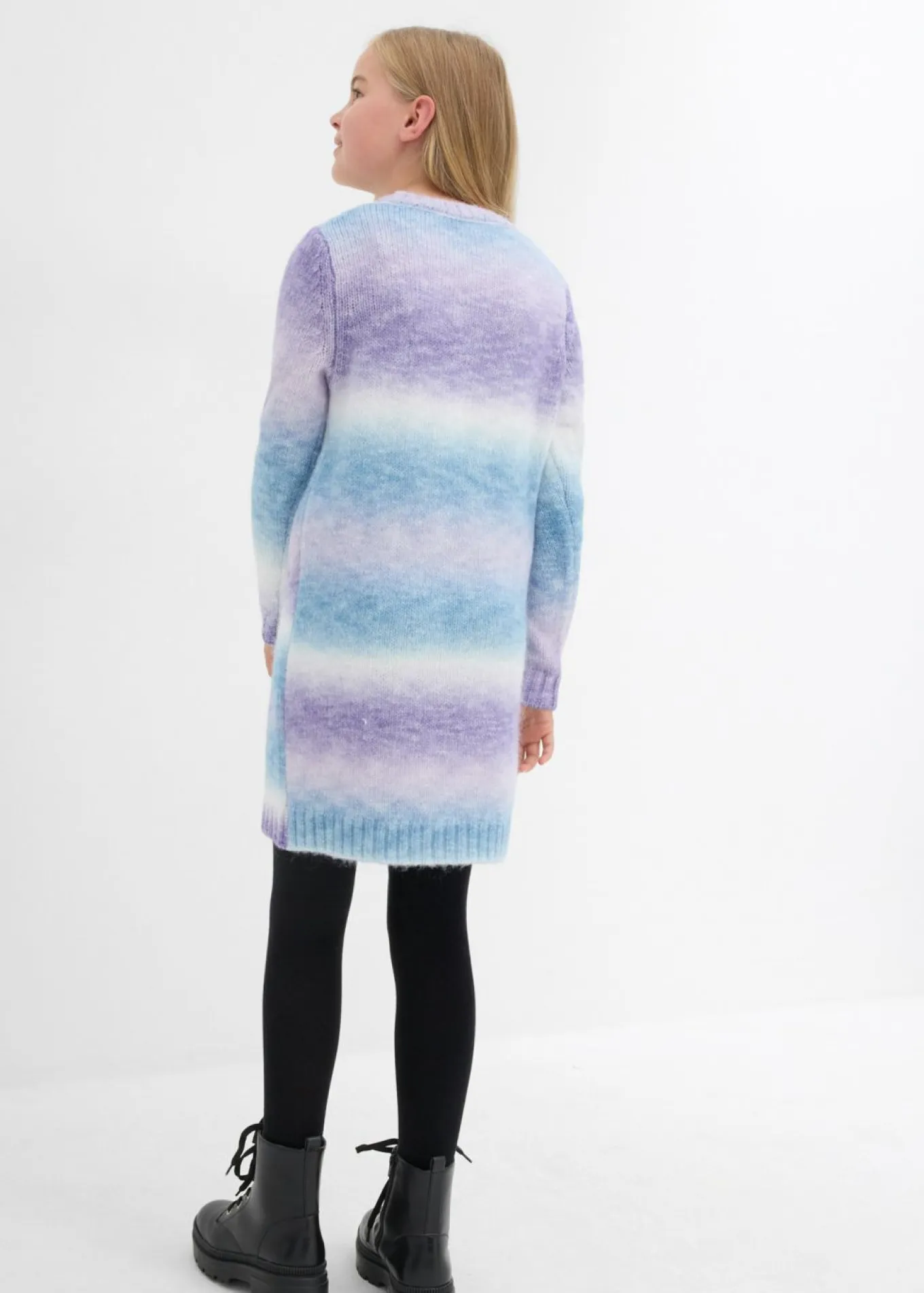 Vestido de punto con degradado cromático