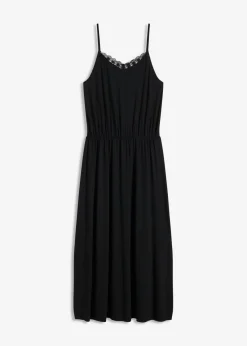 Vestido de punto con encaje