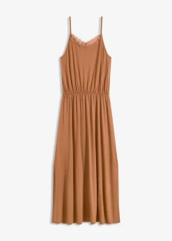 Vestido de punto con encaje