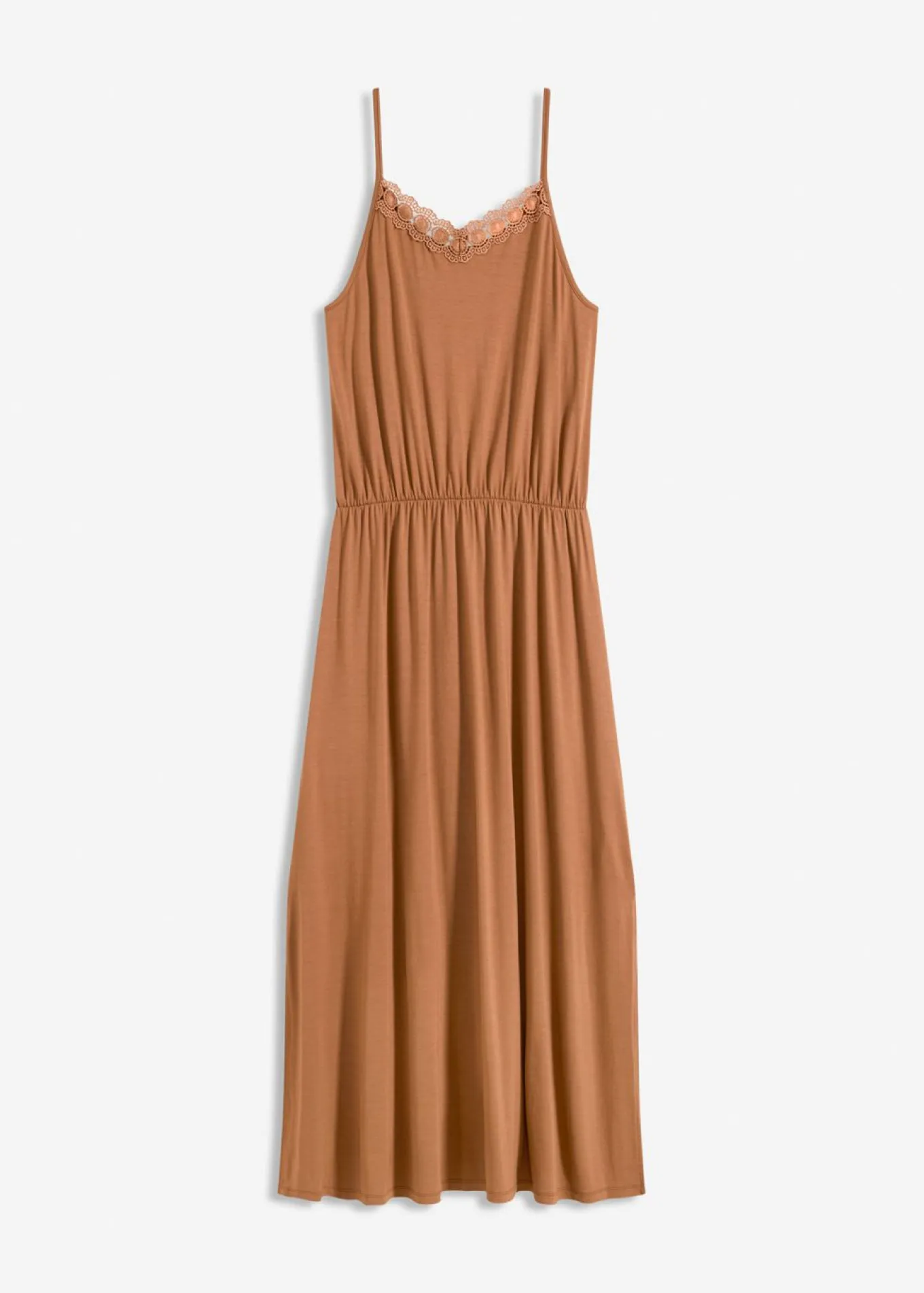 Vestido de punto con encaje