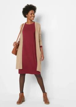 Vestido de punto con forma en O