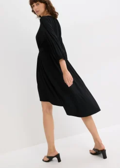 Vestido de punto con fruncidos