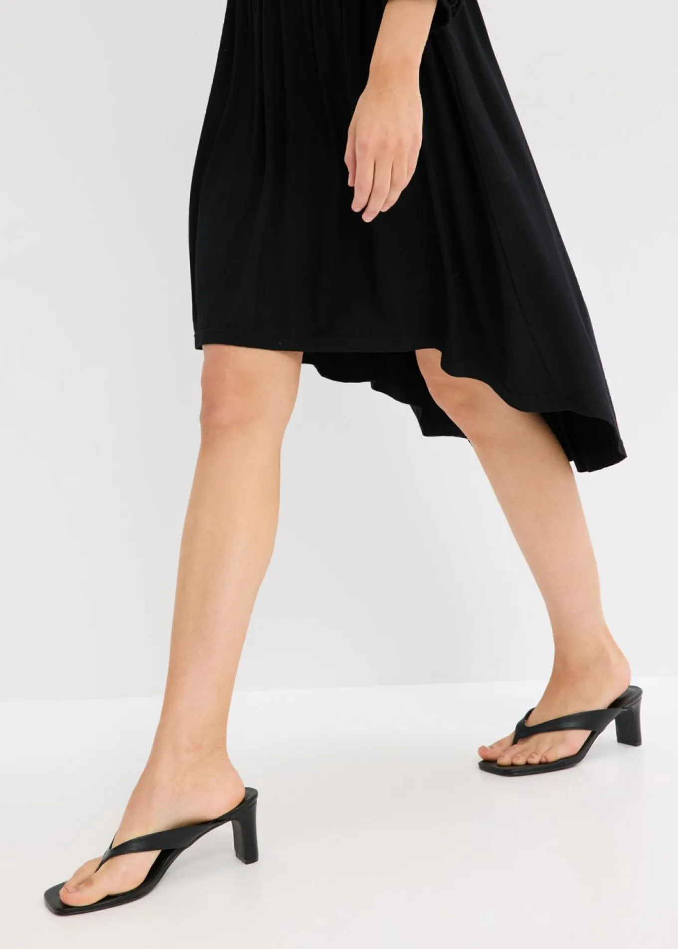 Vestido de punto con fruncidos