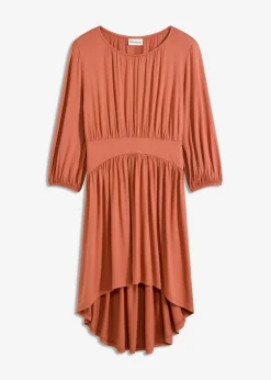 Vestido de punto con fruncidos