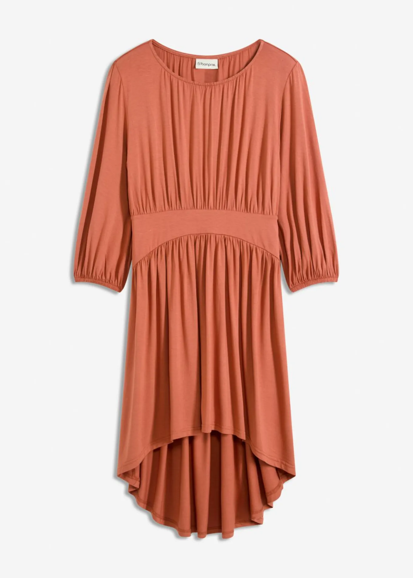 Vestido de punto con fruncidos