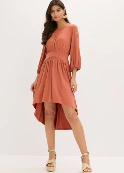 Vestido de punto con fruncidos