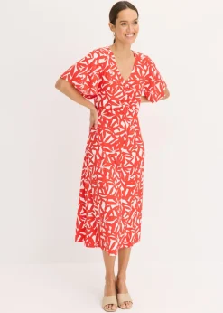 Vestido de punto con fruncido