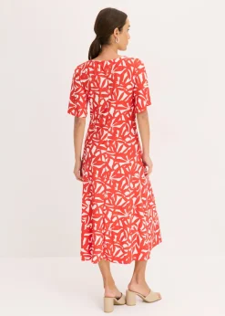 Vestido de punto con fruncido