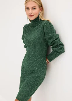 Vestido de punto con lentejuelas