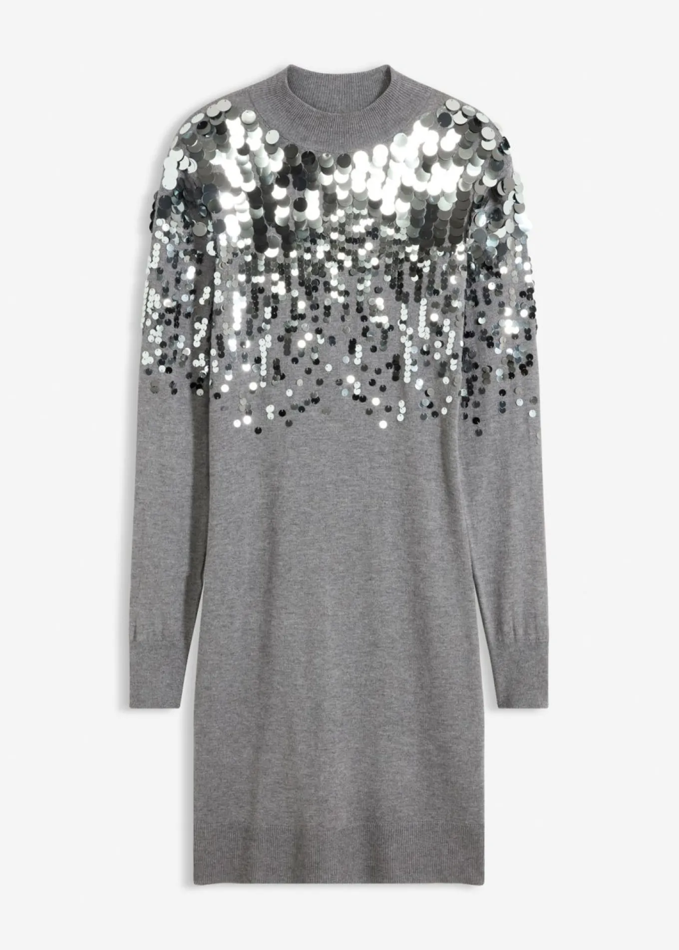 Vestido de punto con lentejuelas