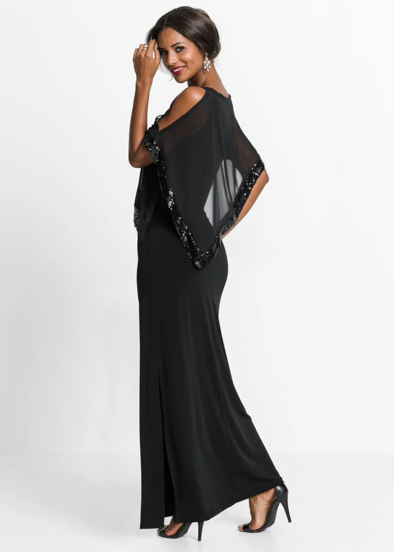 Vestido de punto con lentejuelas