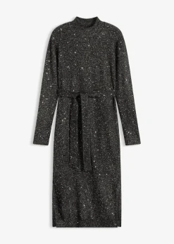 Vestido de punto con lentejuelas