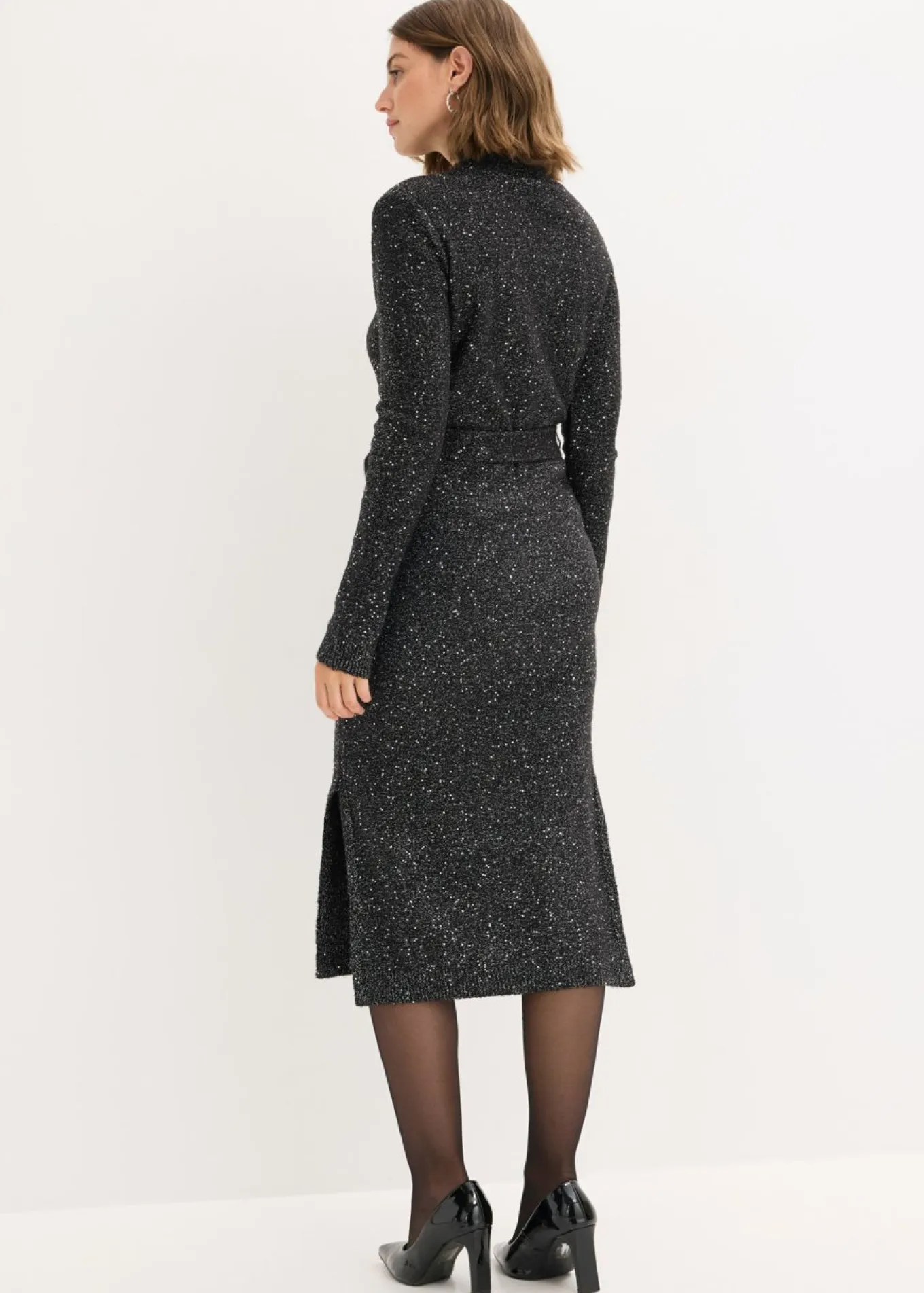 Vestido de punto con lentejuelas