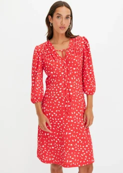Vestido de punto con línea en A