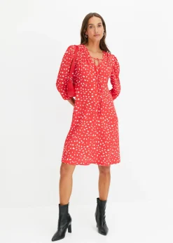 Vestido de punto con línea en A