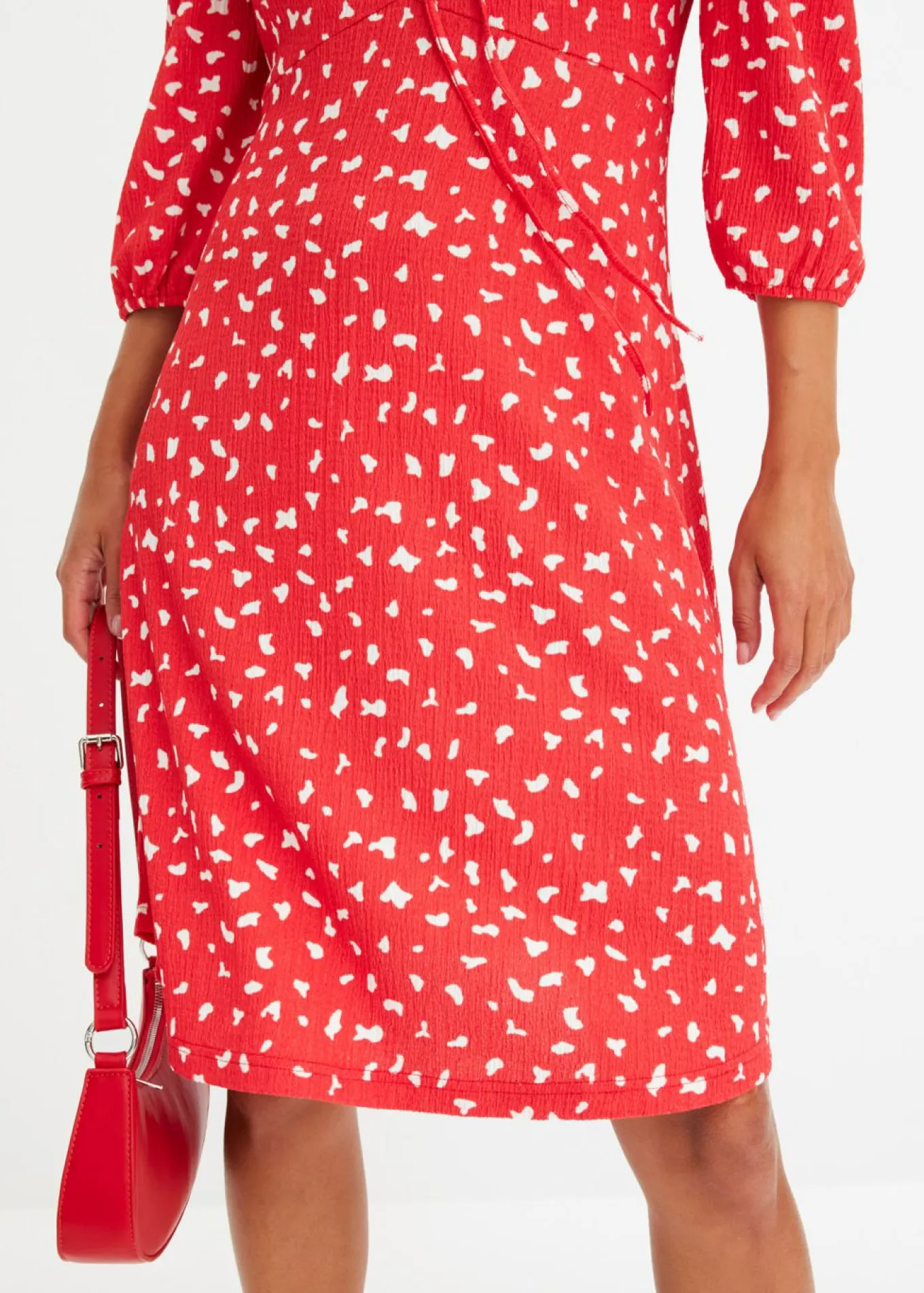 Vestido de punto con línea en A