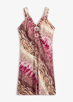 Vestido de punto con línea en A