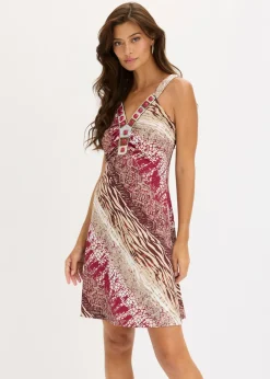 Vestido de punto con línea en A