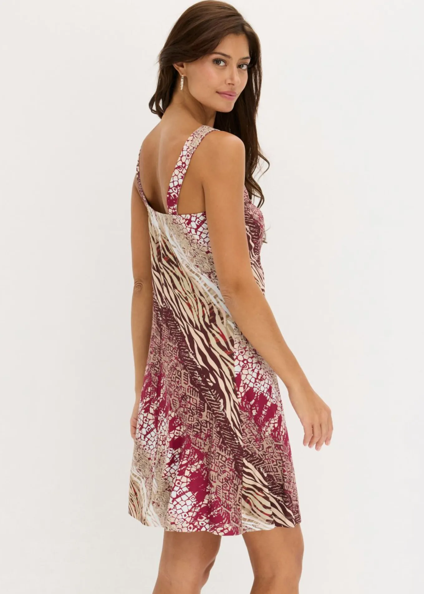 Vestido de punto con línea en A