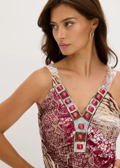Vestido de punto con línea en A