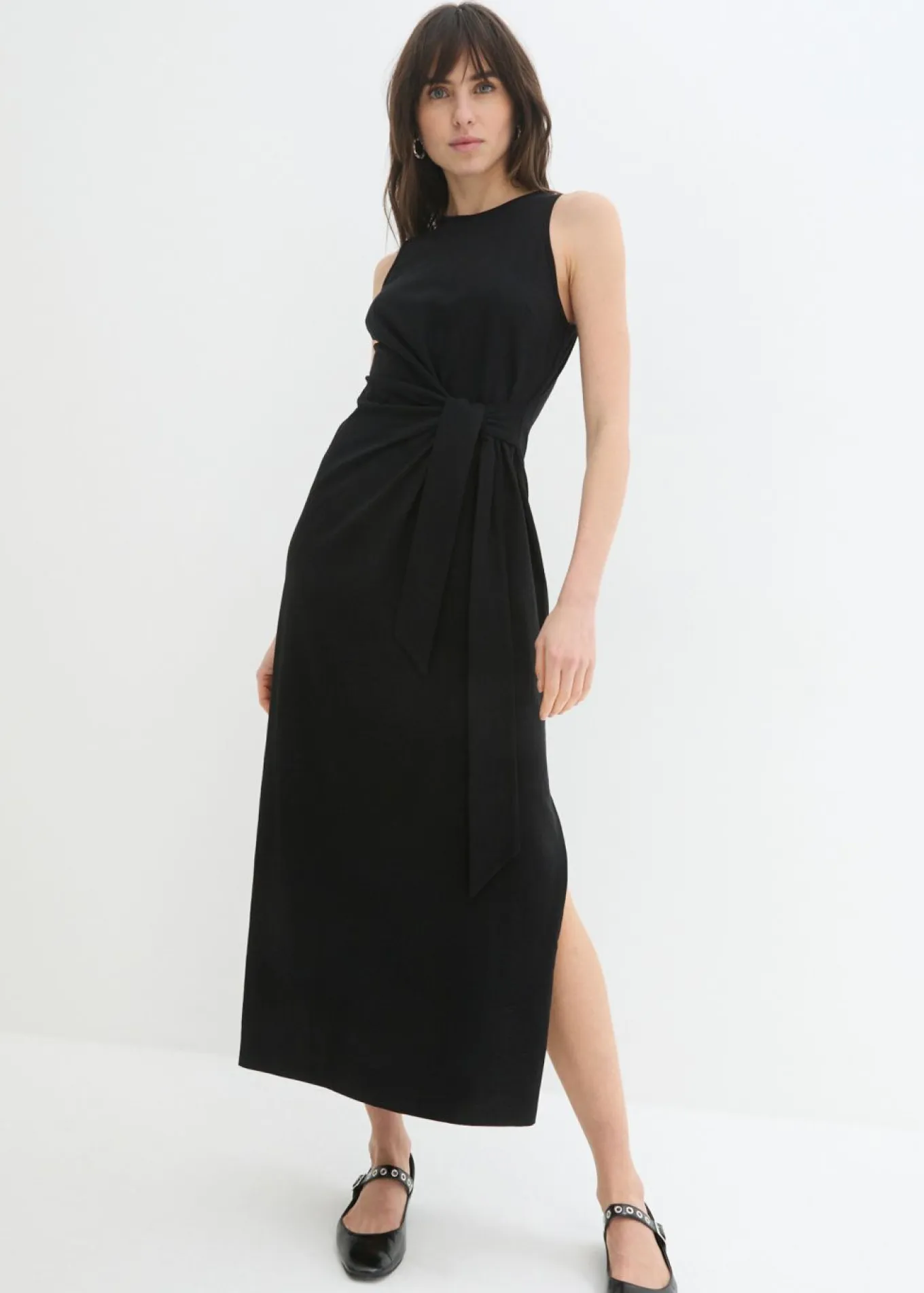 Vestido de punto con nudo