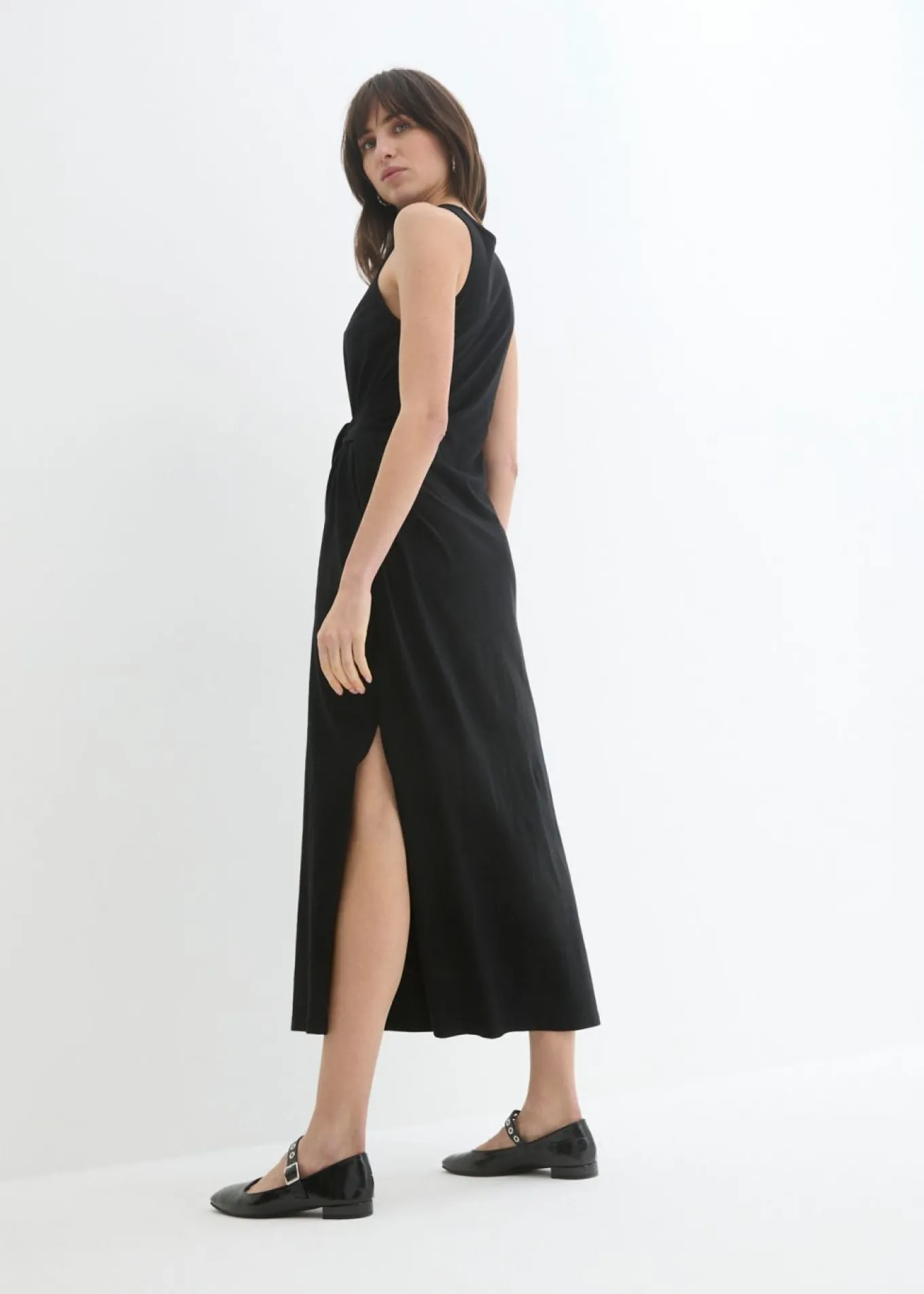 Vestido de punto con nudo
