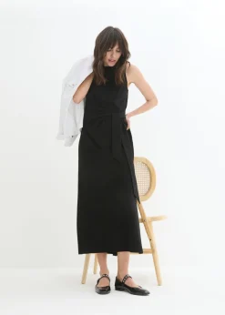 Vestido de punto con nudo