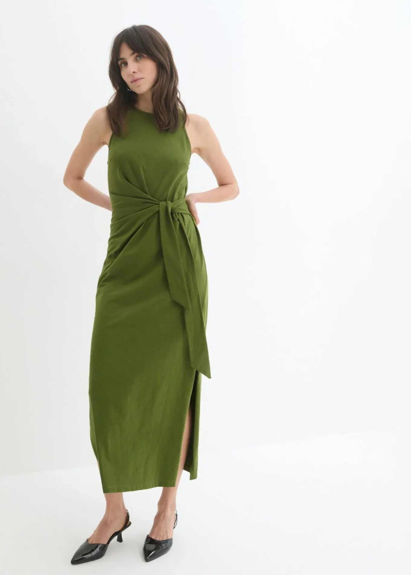 Vestido de punto con nudo