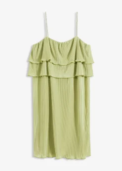 Vestido de punto con plisado