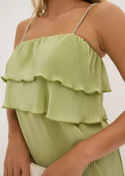 Vestido de punto con plisado