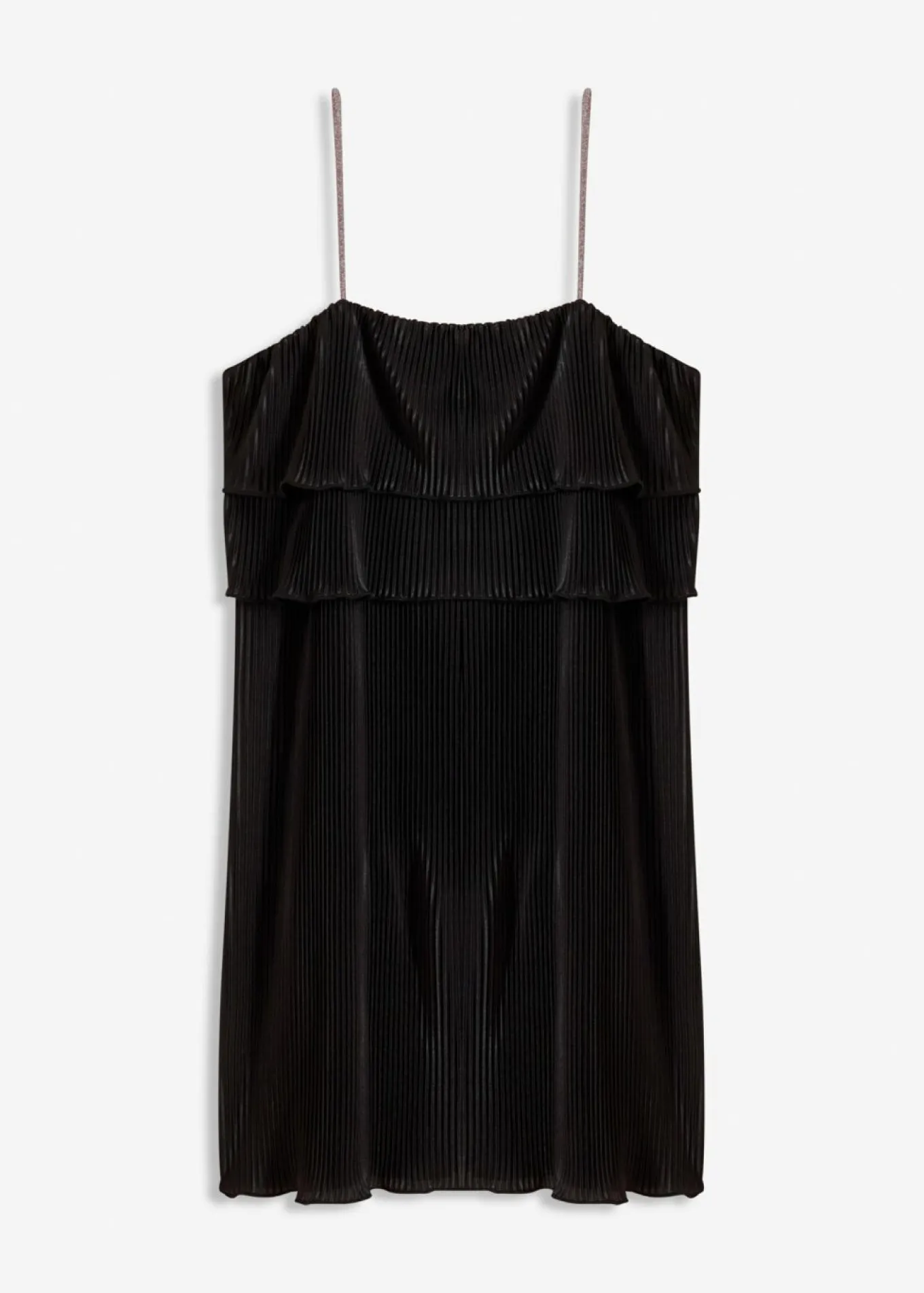 Vestido de punto con plisado