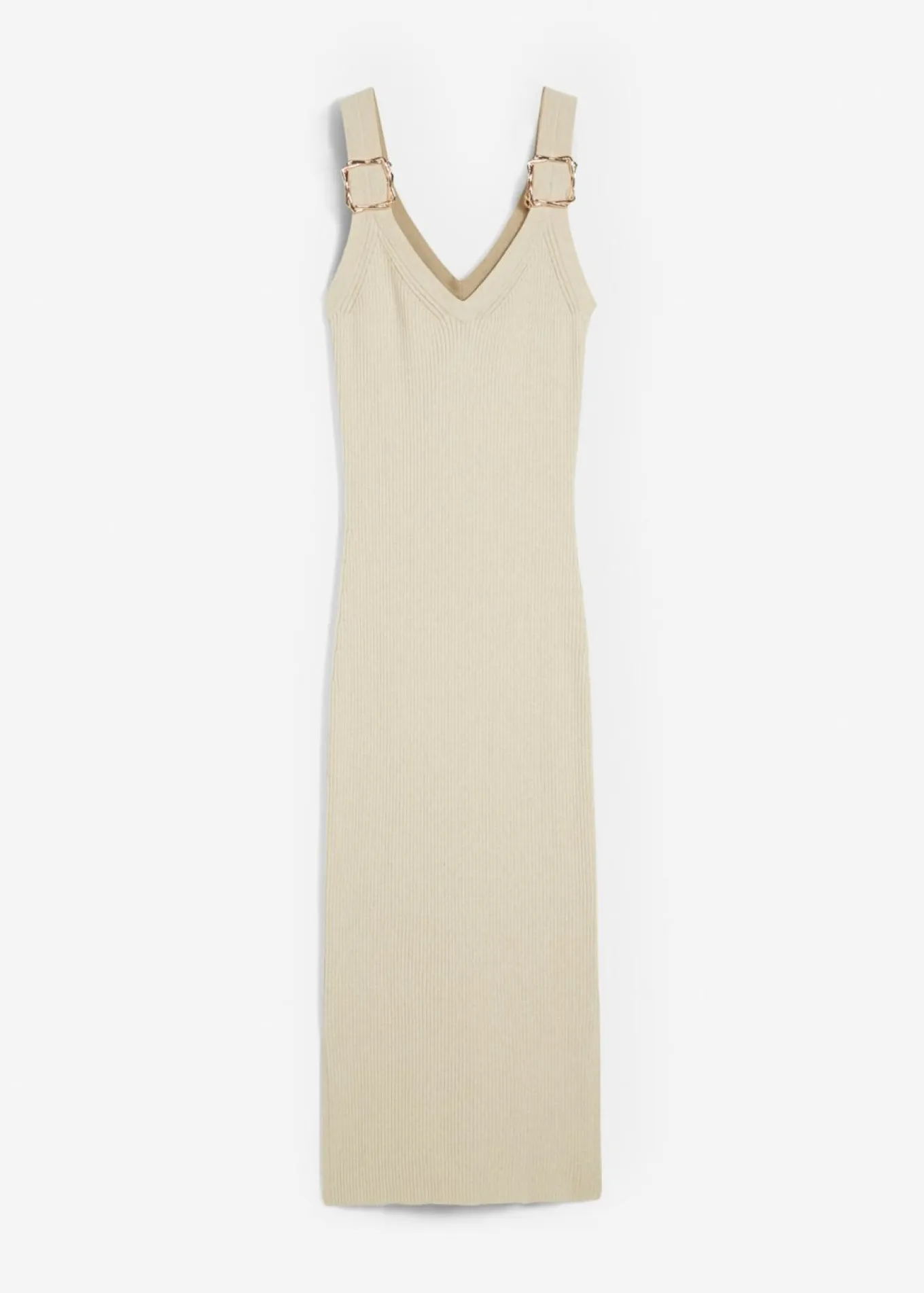 Vestido de punto con seda