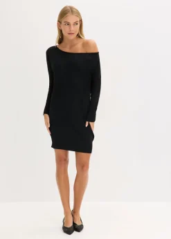 Vestido de punto con un hombro al descubierto
