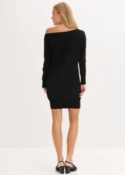 Vestido de punto con un hombro al descubierto