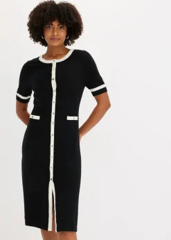 Vestido de punto con viscosa