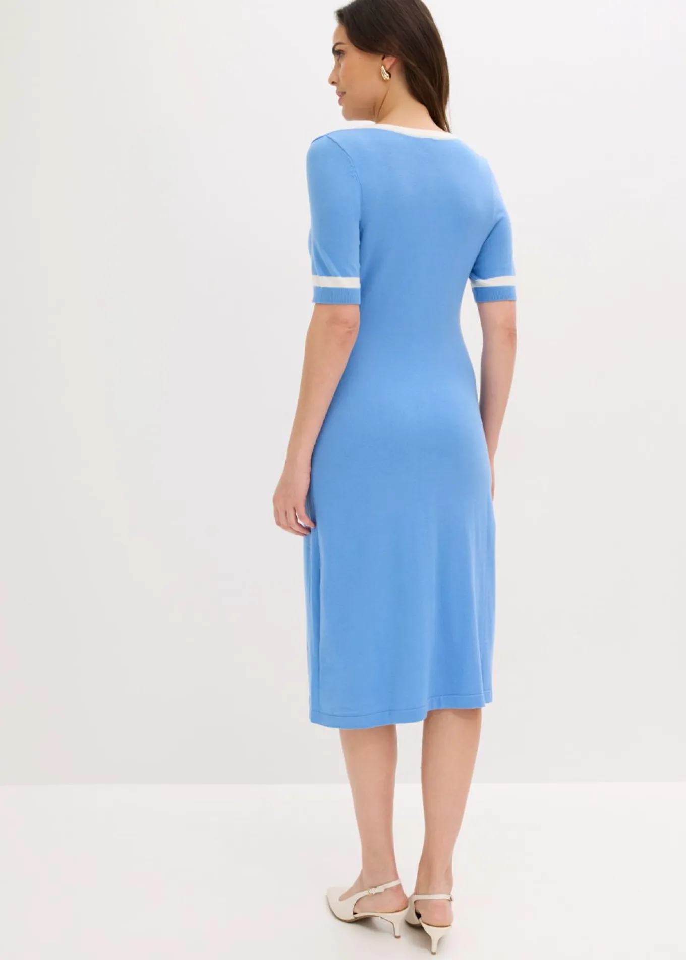 Vestido de punto con viscosa