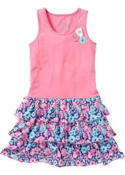Vestido de punto con volante