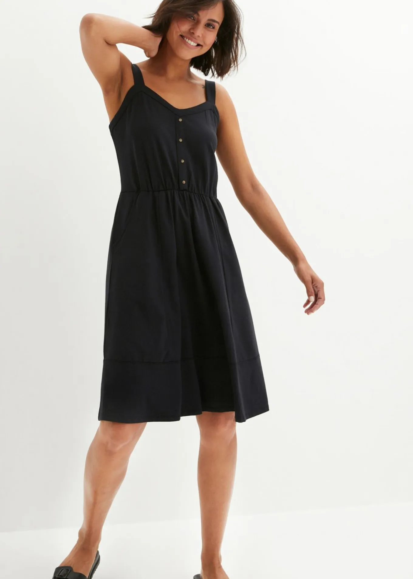Vestido de punto de algodón