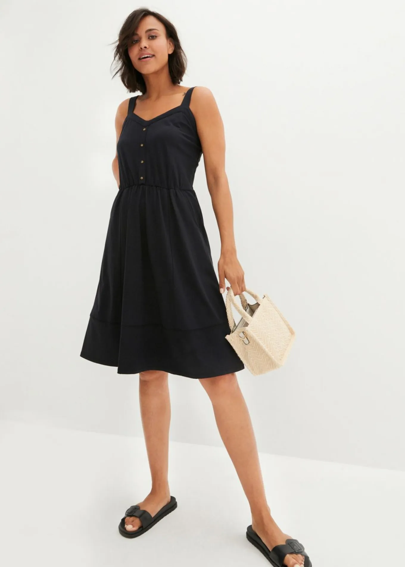 Vestido de punto de algodón