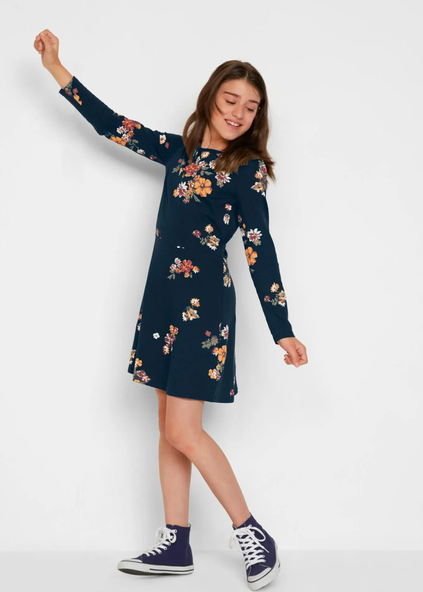 Vestido de punto de algodón orgánico puro