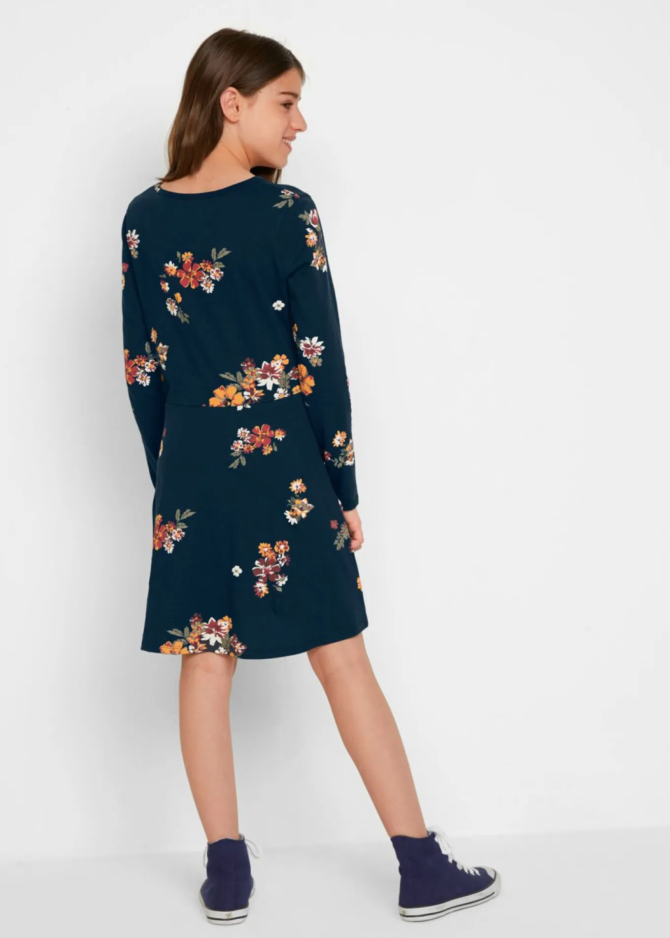 Vestido de punto de algodón orgánico puro