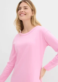 Vestido de punto de algodón orgánico puro pesado