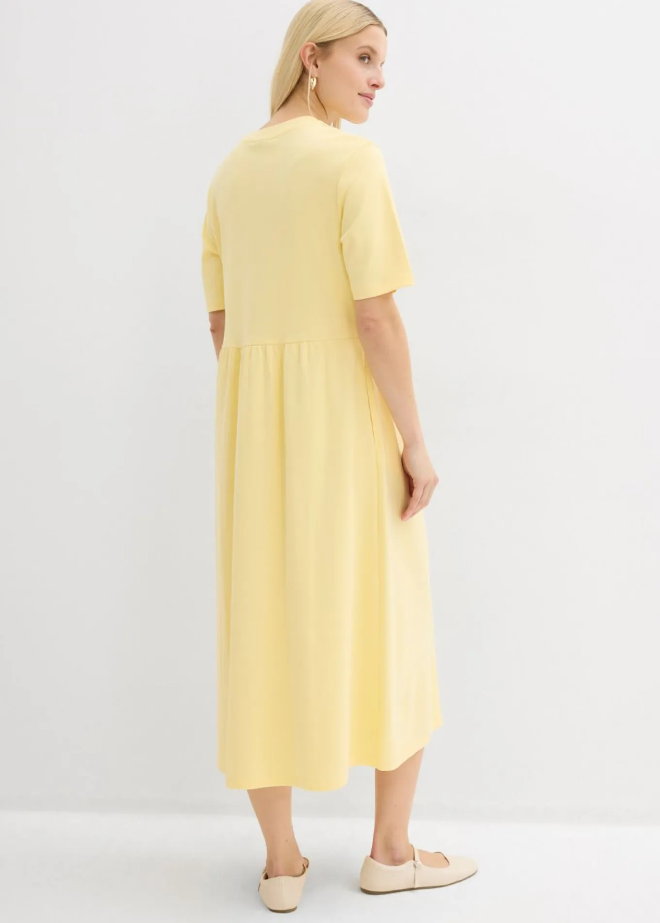 Vestido de punto de algodón puro