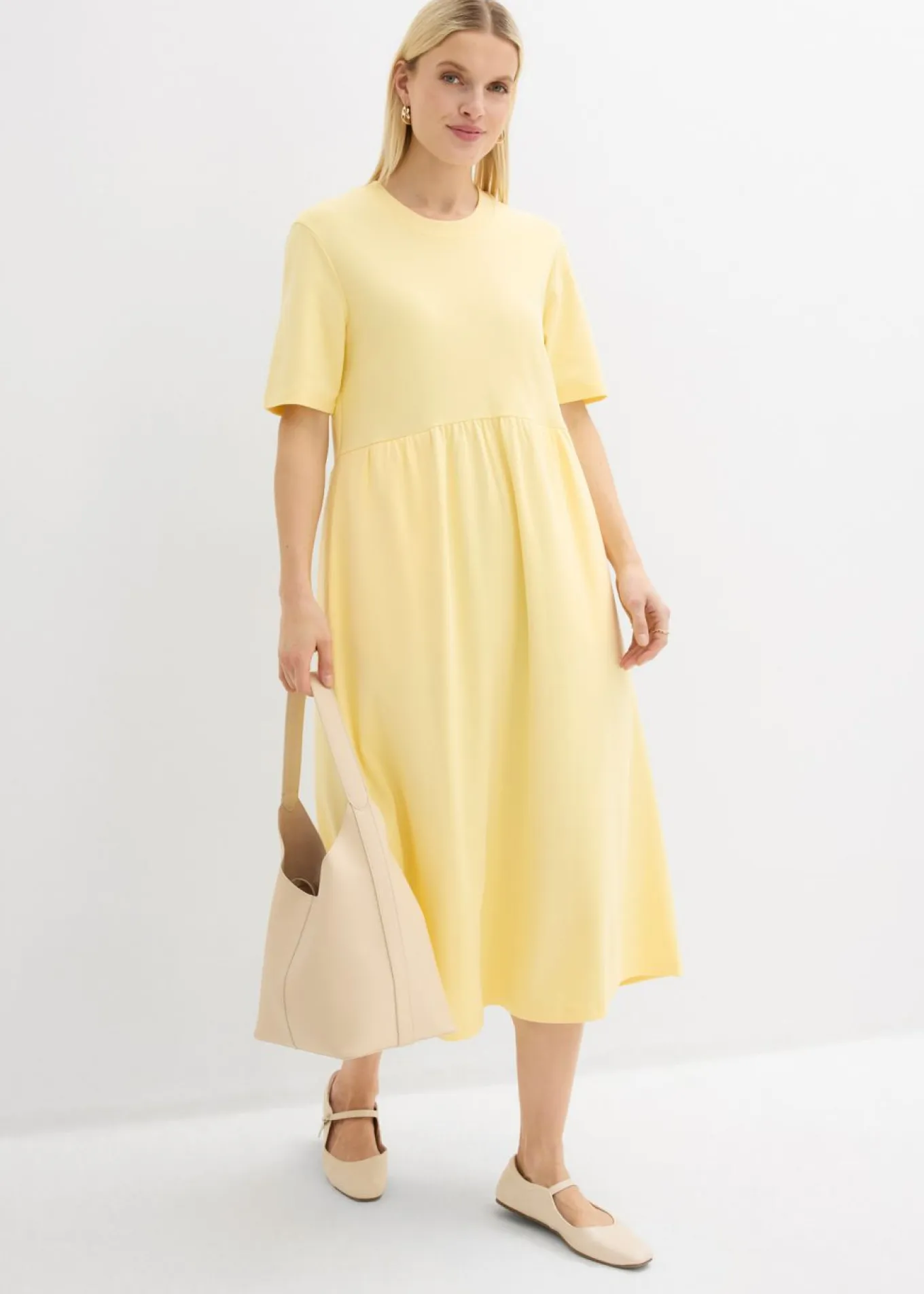 Vestido de punto de algodón puro