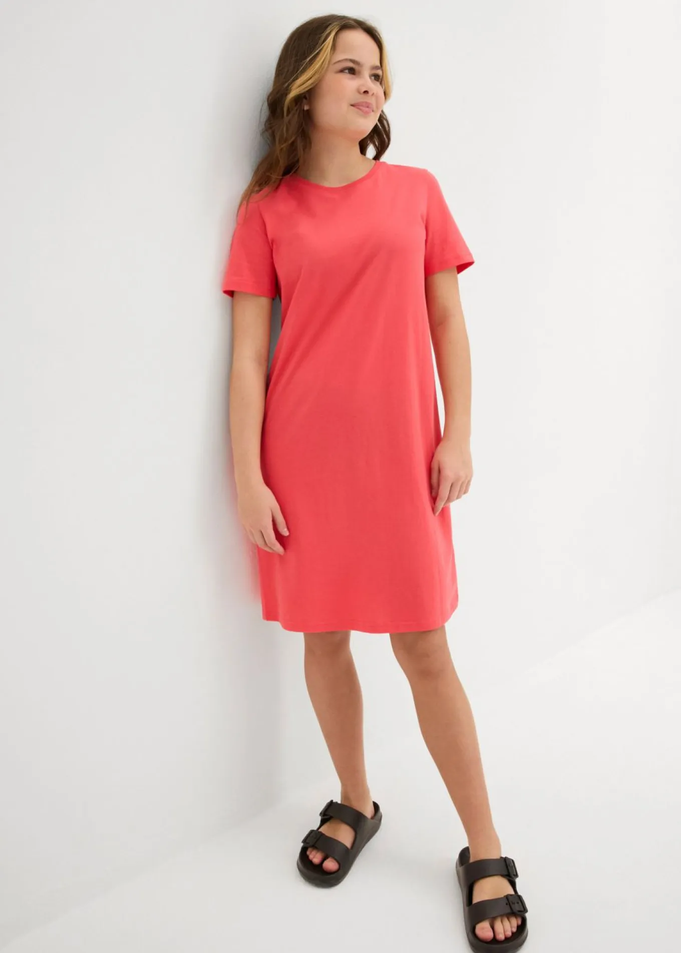 Vestido de punto de algodón orgánico puro