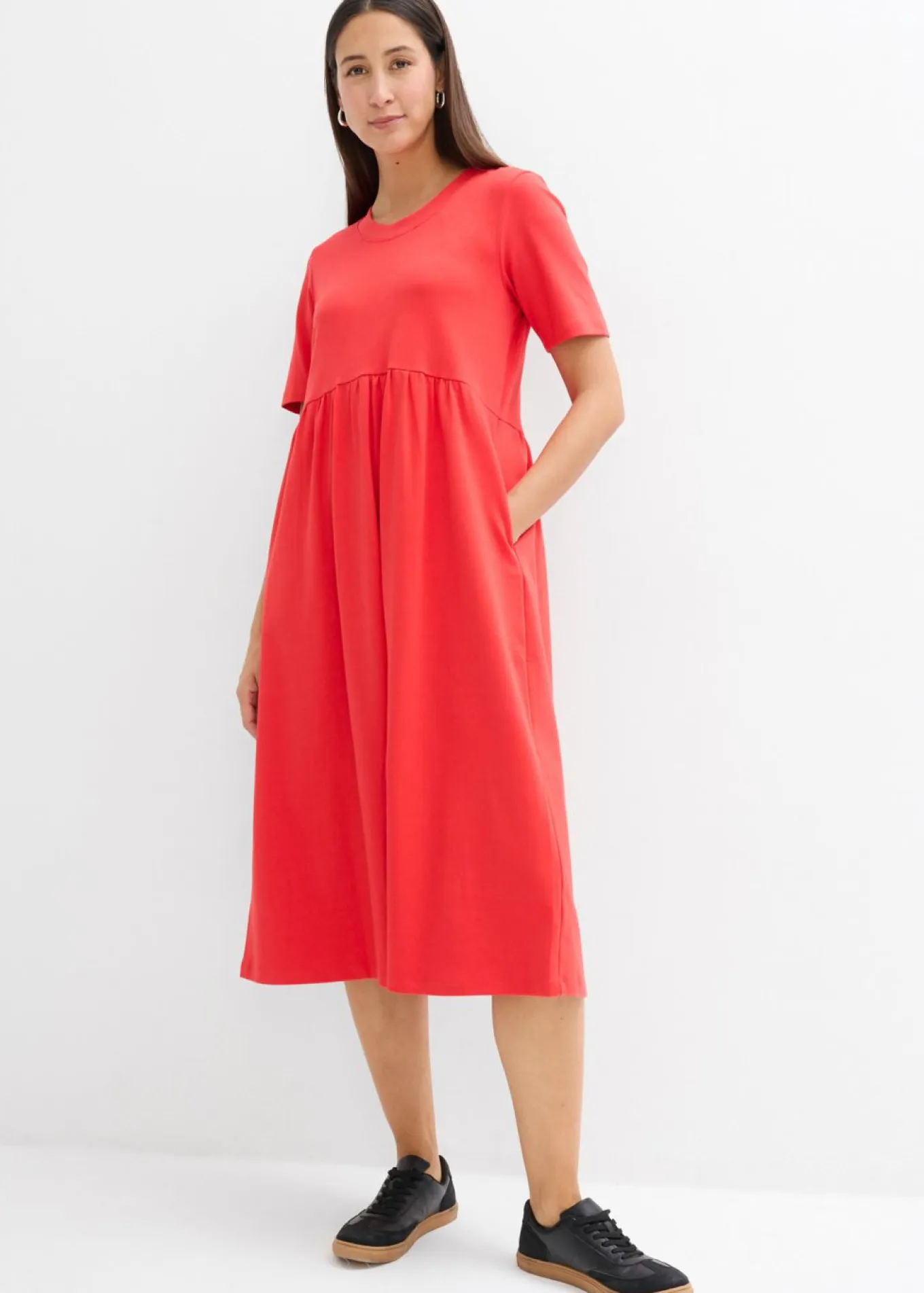 Vestido de punto de algodón puro