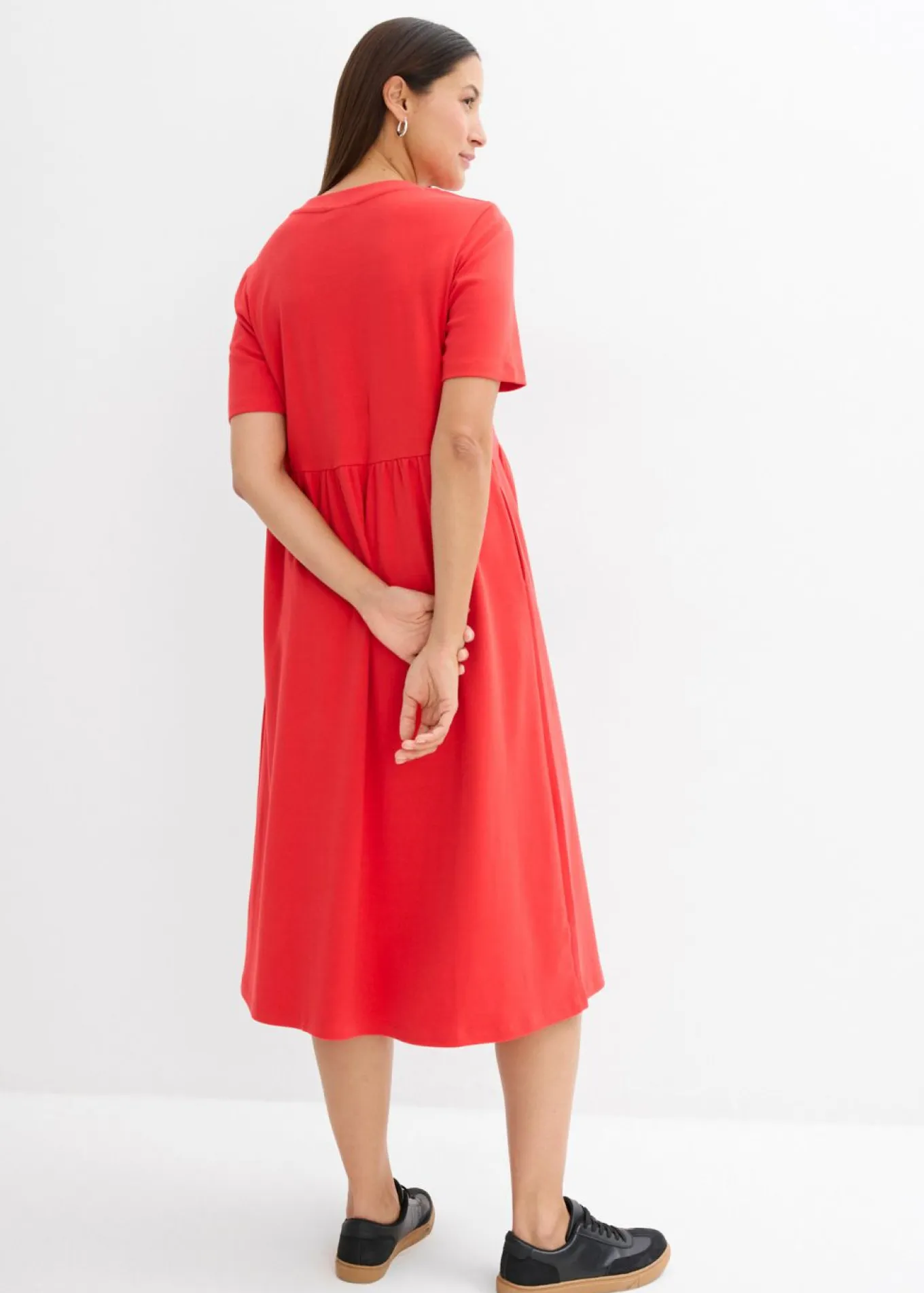 Vestido de punto de algodón puro